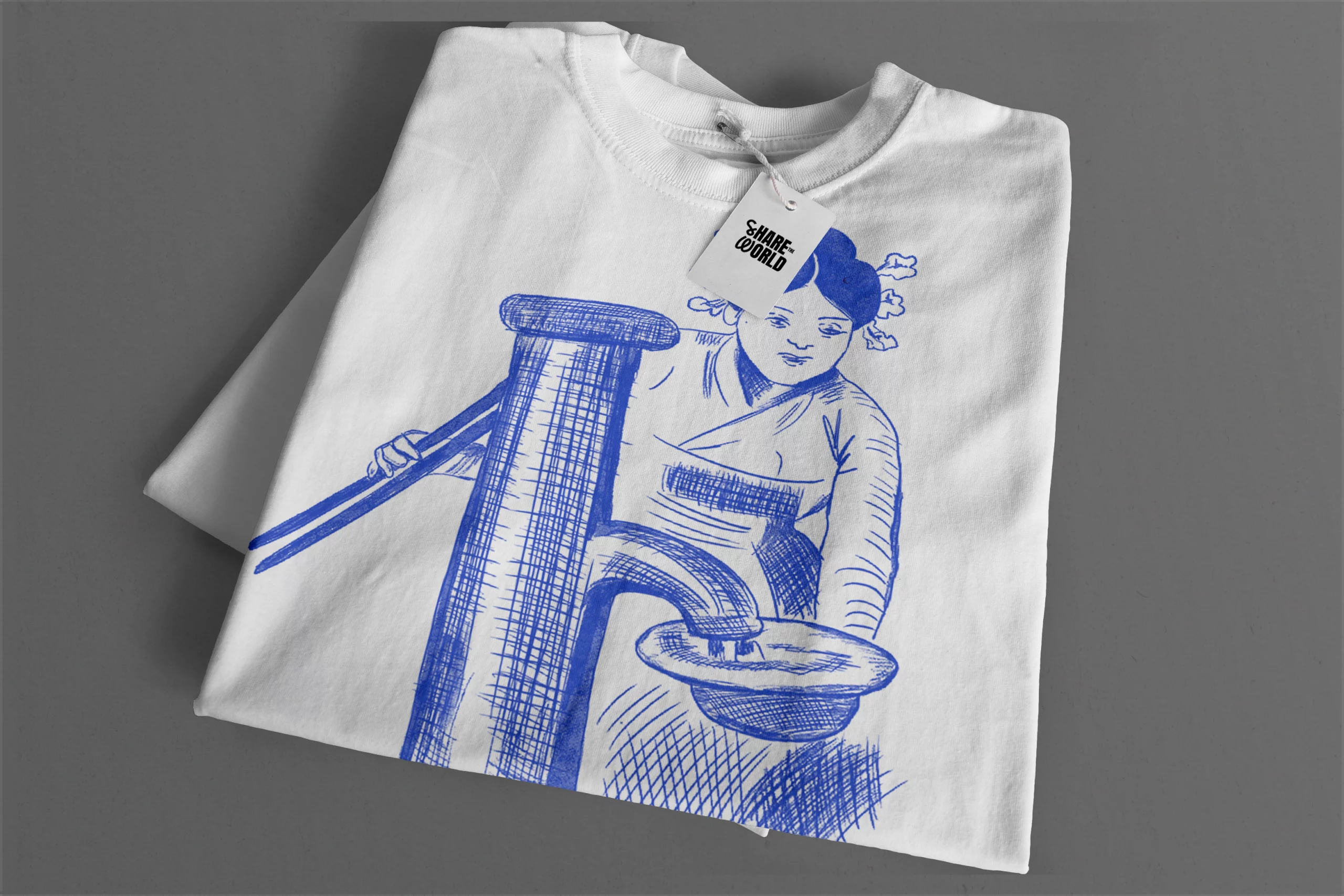 t-shirt de la marque share the world